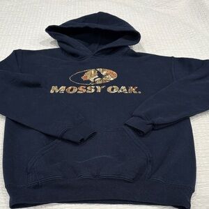 Mossy Oak Youth Dark Blue Hoodie
